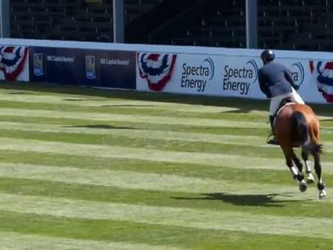 Jay Hayes Burns Up the Track at Spruce Meadows